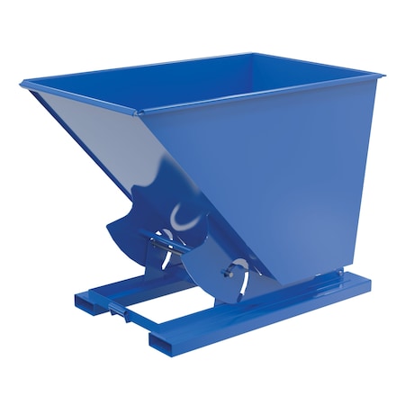 Vestil HOPPER W/O BUMP & DUMP LD 1.5 CU 2K BLUE D-150-LD-NB